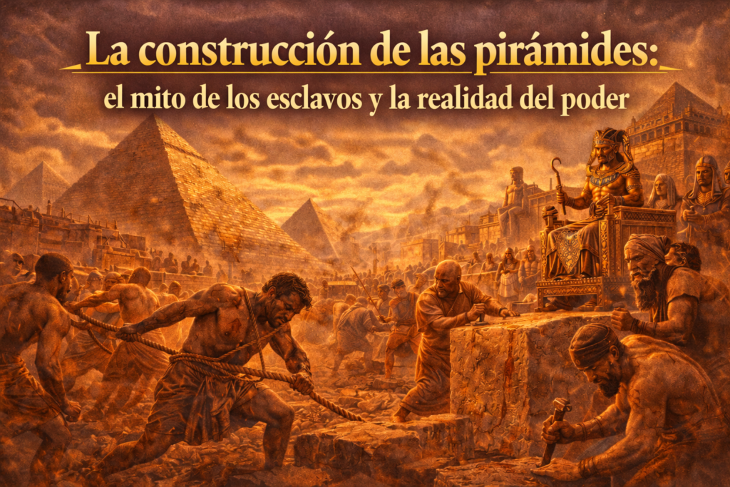 La construcción de las pirámides: el mito de los esclavos y la realidad del poder