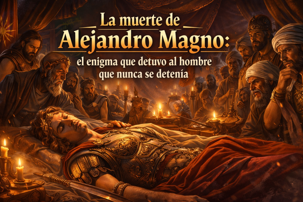La muerte de Alejandro Magno: el enigma que detuvo al hombre que nunca se detenía