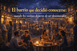 El barrio que decidió conocerse: cuando los vecinos dejaron de ser desconocidos