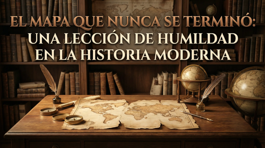 El mapa que nunca se terminó una lección de humildad en la Historia Moderna