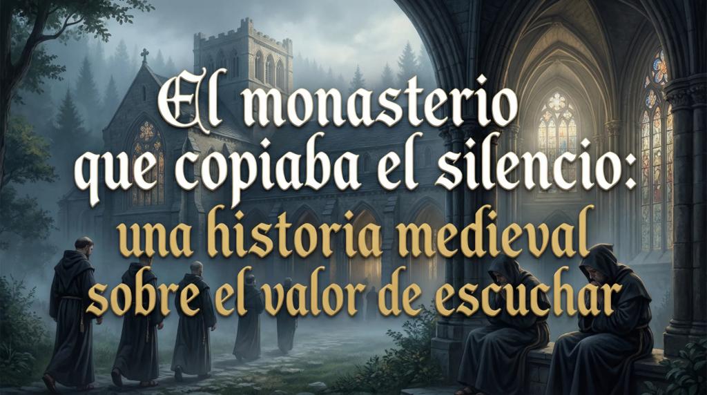 El monasterio que copiaba el silencio: una historia medieval sobre el valor de escuchar
