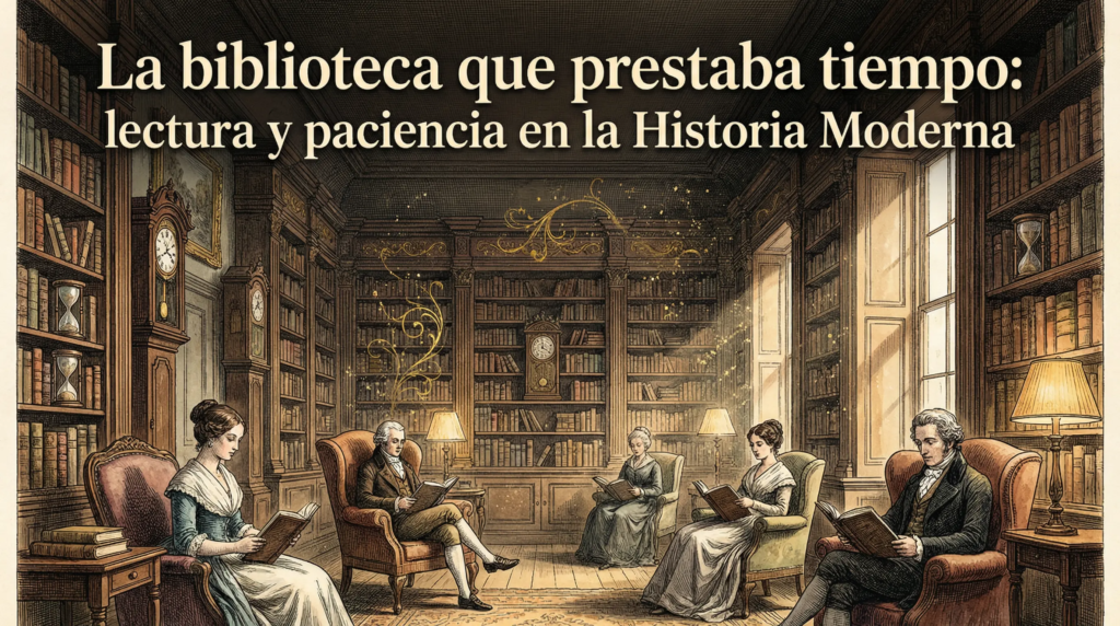 La biblioteca que prestaba tiempo: lectura y paciencia en la Historia Moderna